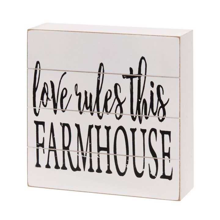 Col House Designs - Wholesale Sign - Farmhouse Shiplap Box Sign 3/Assorted2