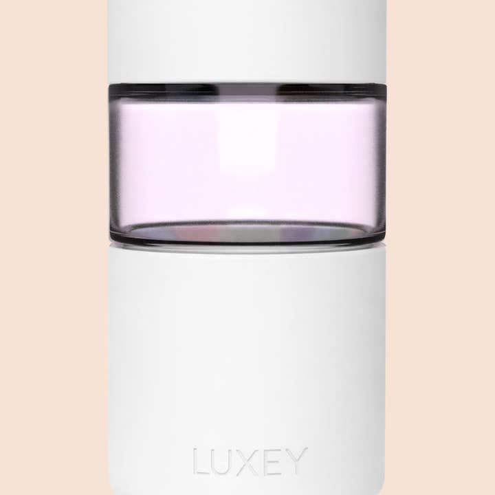 { VIDRO ROSA } BRANCA DE NEVE - Copo de Café Reutilizável Original 12 oz por atacado de Luxey Cup