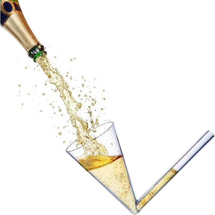 The Wine Savant / Khen Glassware – Copo de champagne por atacado – Acrílico Champanhe Shooter by The Wine Savant - Acrílico Vinho
