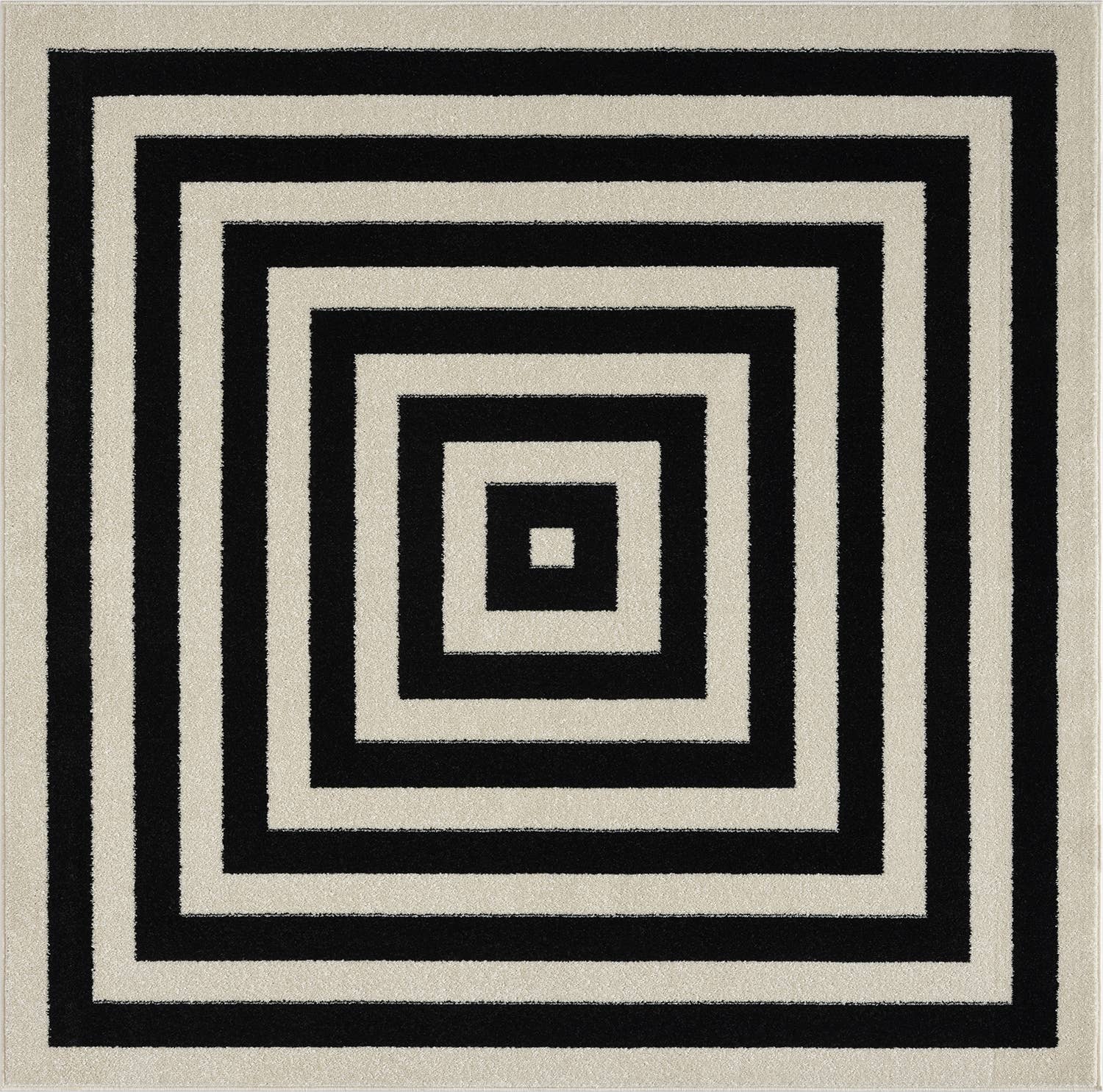Abani Rugs - Wholesale Area Rug - Abani Casa CAS120A -  Contemporary Black & Ivory Rectangular7