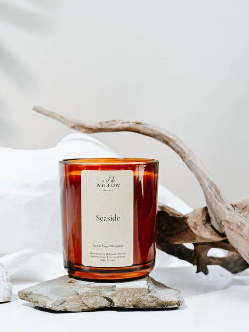 Seaside for wholesale by Wilde Willow Candle Co