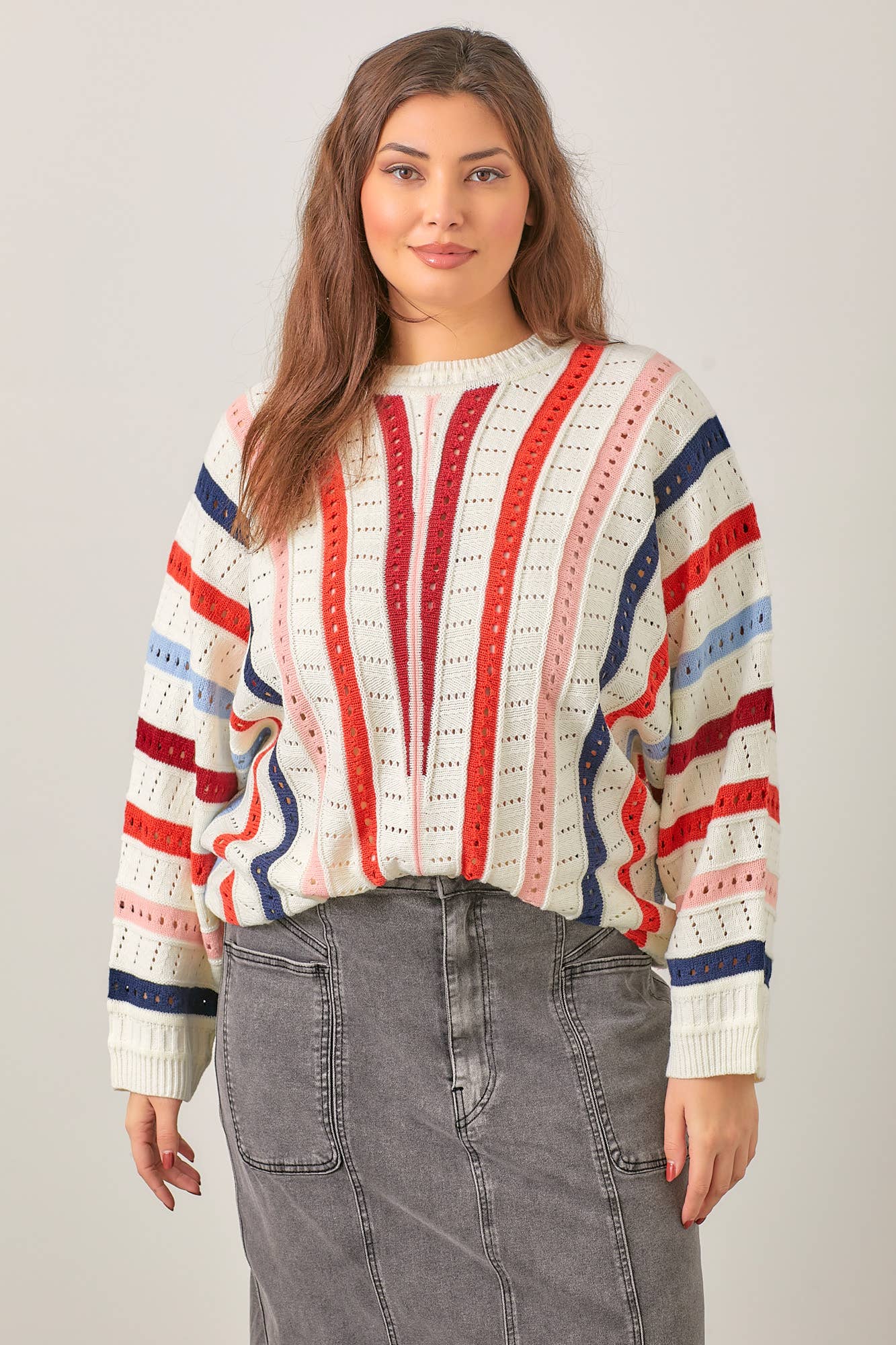 IVOOR MULTI TRUITOP MET LANGE MOUWEN voor groothandel op Faire0