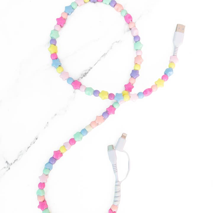 Beaded Phone Charger | Multi-Color for wholesale by Golden Thread