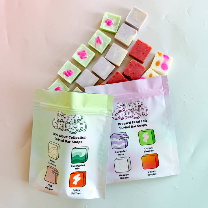 Spring 2026 Trendy Mini Soap Collection Assortment for wholesale by Soap Crush