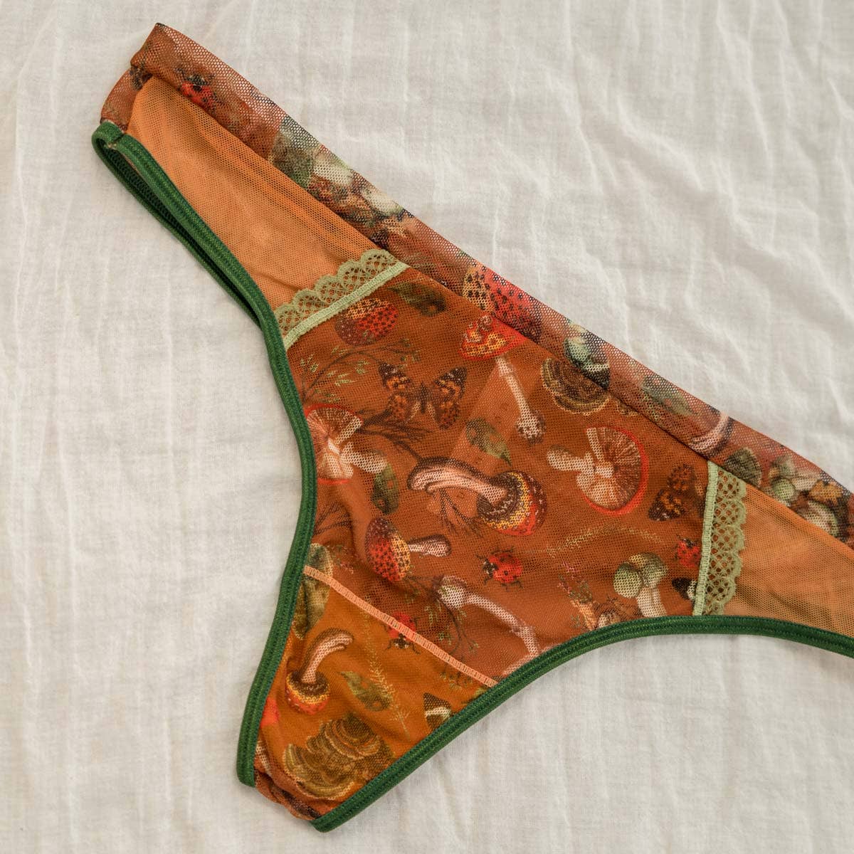 Mushroom Fairy Printed Thong for wholesale on Faire5