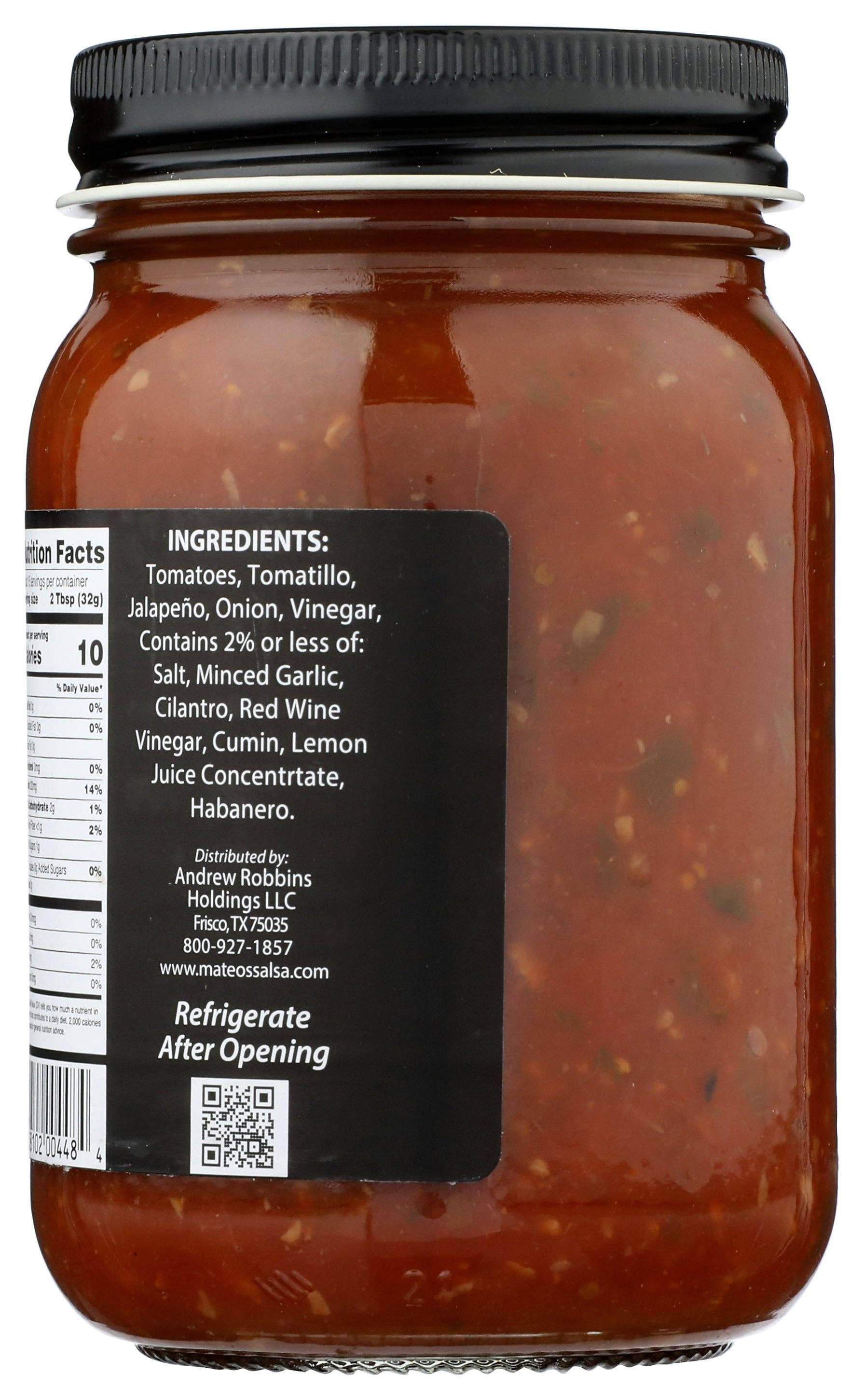 Everyday Supply Co - Wholesale Salsa - Mateos Gourmet Salsa Cantina Style - Case Of 61