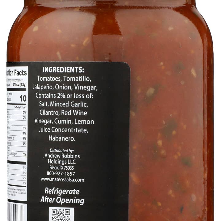 Everyday Supply Co - Wholesale Salsa - Mateos Gourmet Salsa Cantina Style - Case Of 61