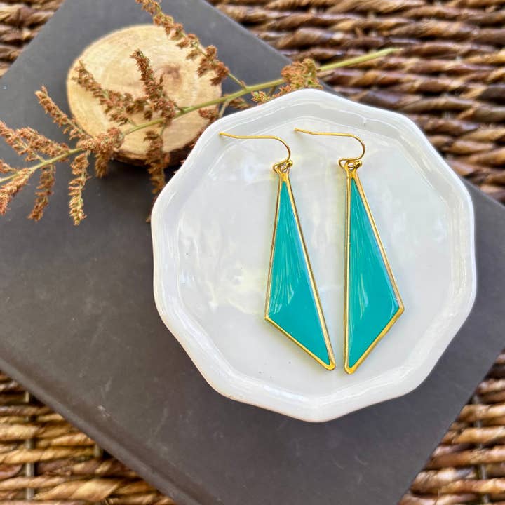 Parker | Triangle | Aquamarine for wholesale by Seasons in Kansas City