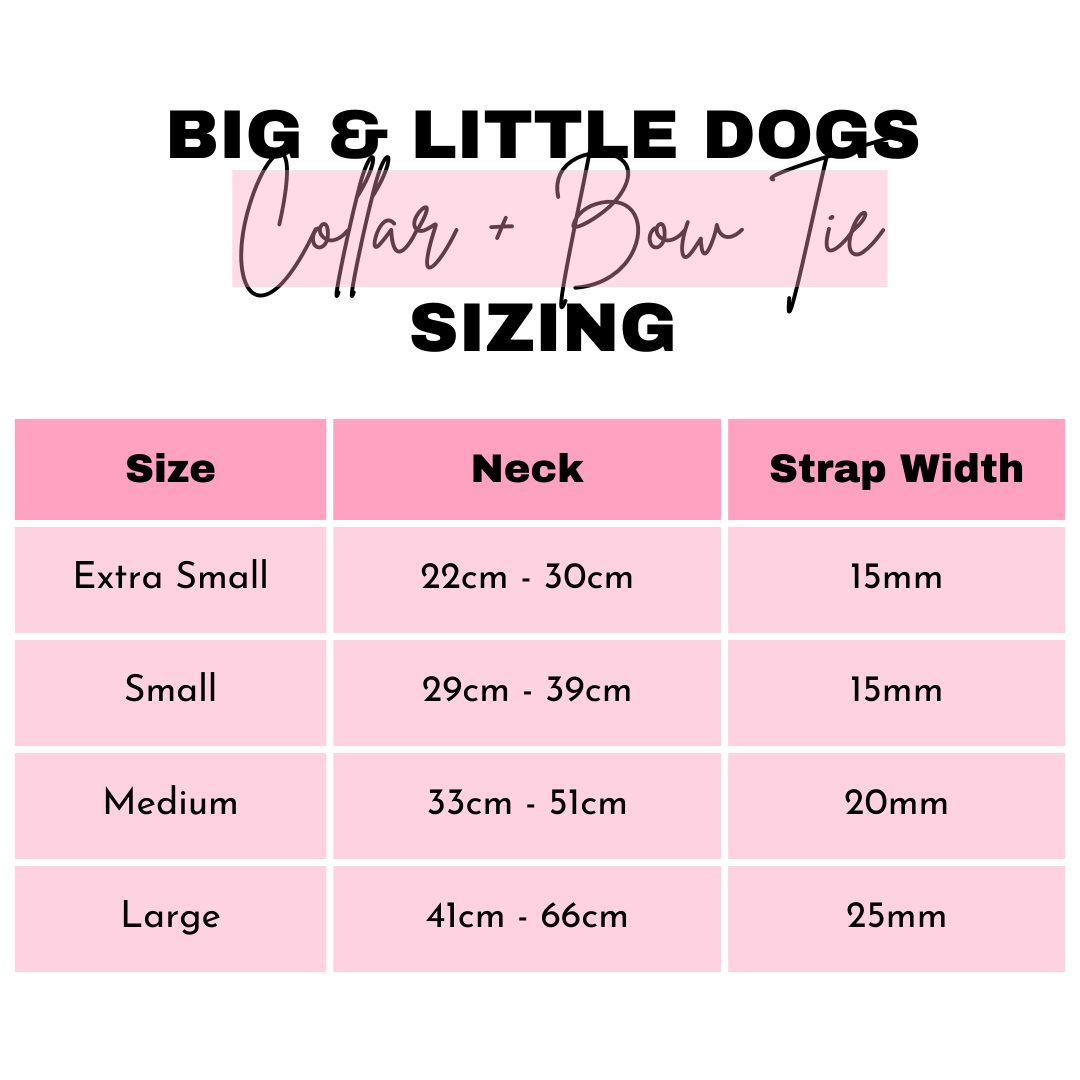 Big and Little Dogs - Vente Nœud papillon – chien - COLLIER ET NŒUD PAPILLON POUR CHIEN : Dashie Lovers6