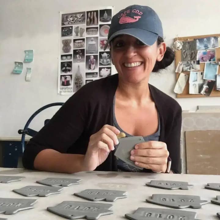 Chrissy Ann Ceramics - Wholesale Ornament - Custom Whale Ceramic Ornament | Handmade Pottery