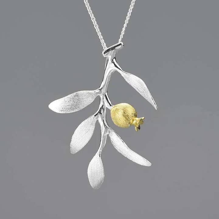 Collar con forma de rama de granada para venta al por mayor de Anet’s Collection