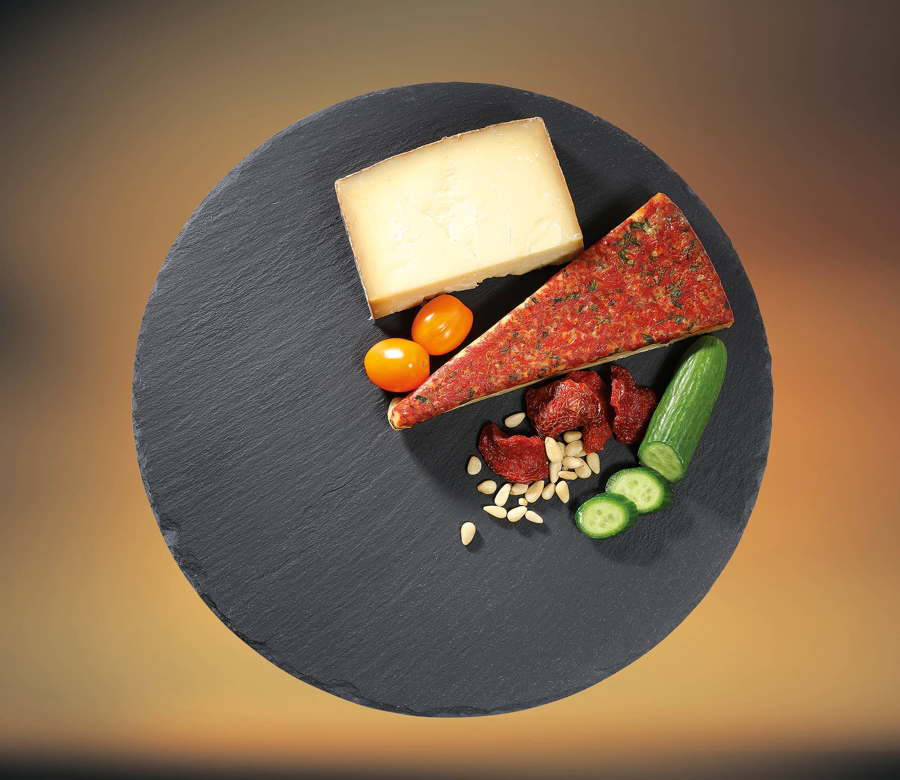 Frieling USA - Wholesale Serving Tray - Slate Serving Board, Round 11.8"3