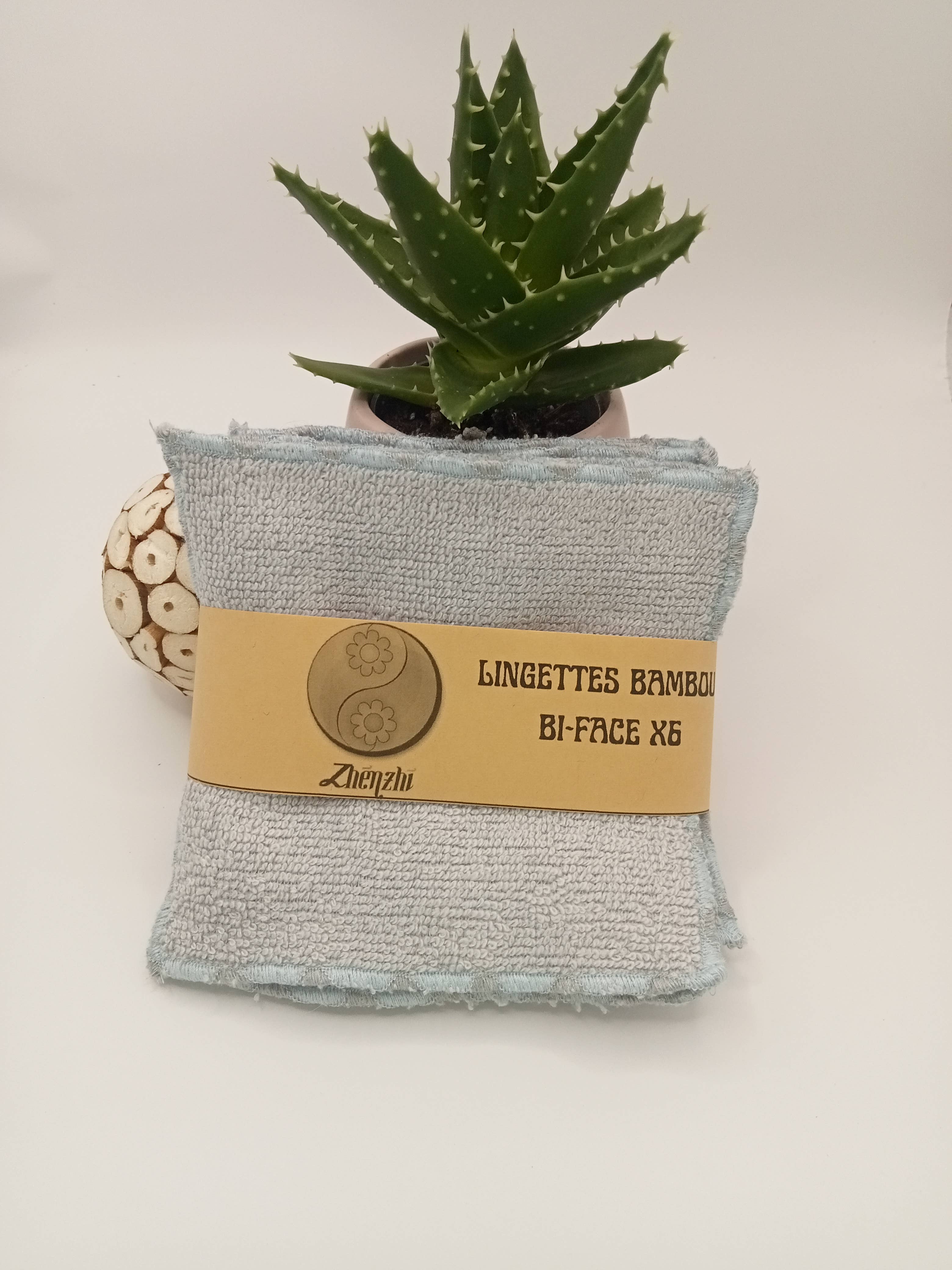ZHENZHI – Großhandel Wattepad – Doppelseitige Bambustücher, 6 Stück3