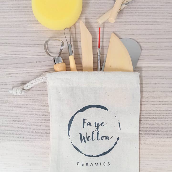 Faye Wellon Ceramics - Wholesale DIY Craft Kit - Pottery Tools (Set of 8)2