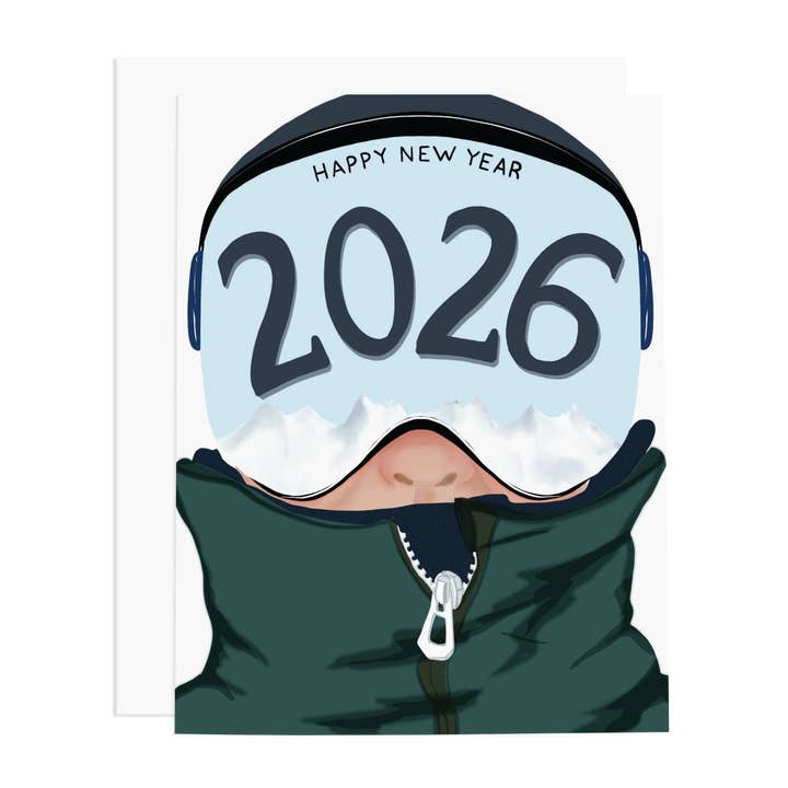 2026 Skier Dude Greeting Card for wholesale by Ramus & Co.