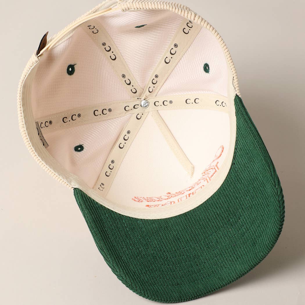 Fashion City - Wholesale Trucker Hat - Unisex - American Honey Corduroy Trucker Baseball Cap14