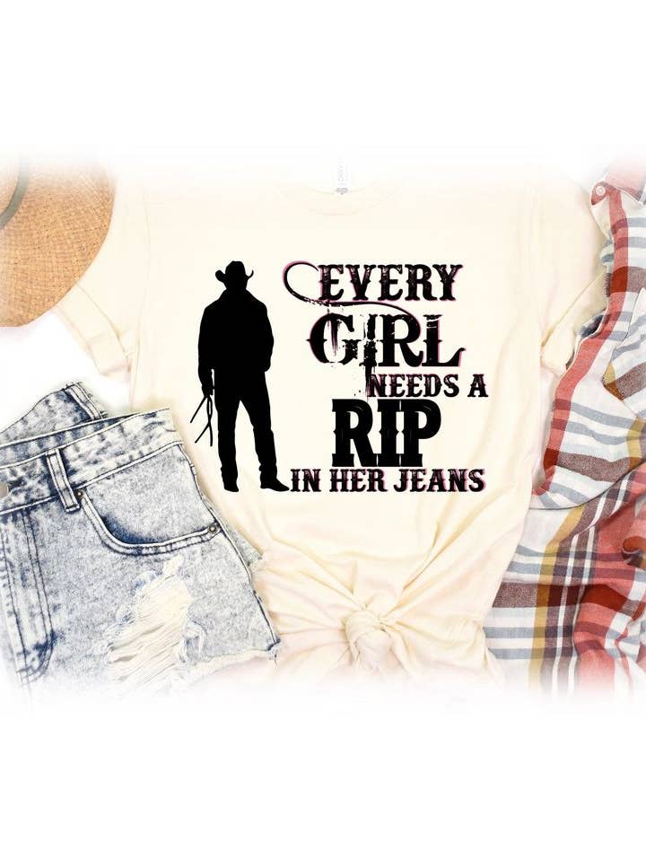 Every Girl Needs a Rip in Her Jeans for wholesale by JCoons