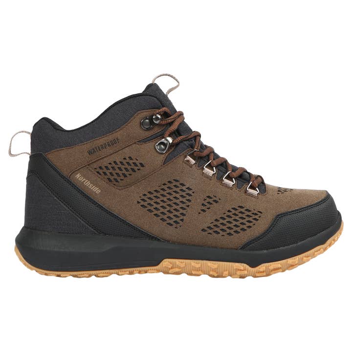 Brown Black Men's Benton Mid Waterproof Hiking Boot for wholesale on Faire1
