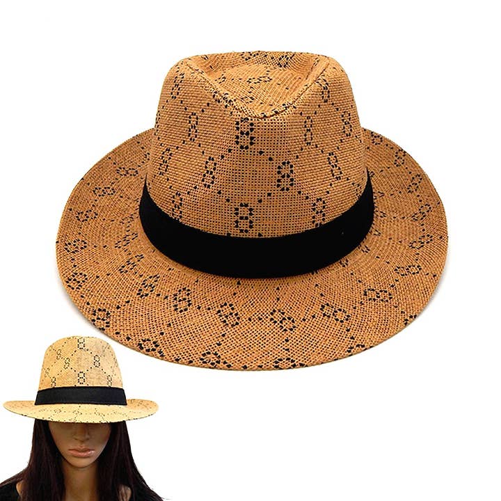 Diacly - Wholesale Fedora - Women's - Infinity Double O Monogram Clothing Fedora Hat
