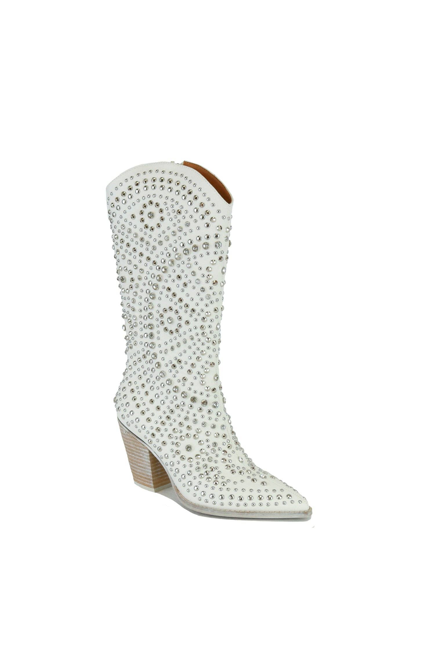 BEAST FASHION - Vente Bottes de cowboy – femme - Bottes western AUTUMN-05 à strass1