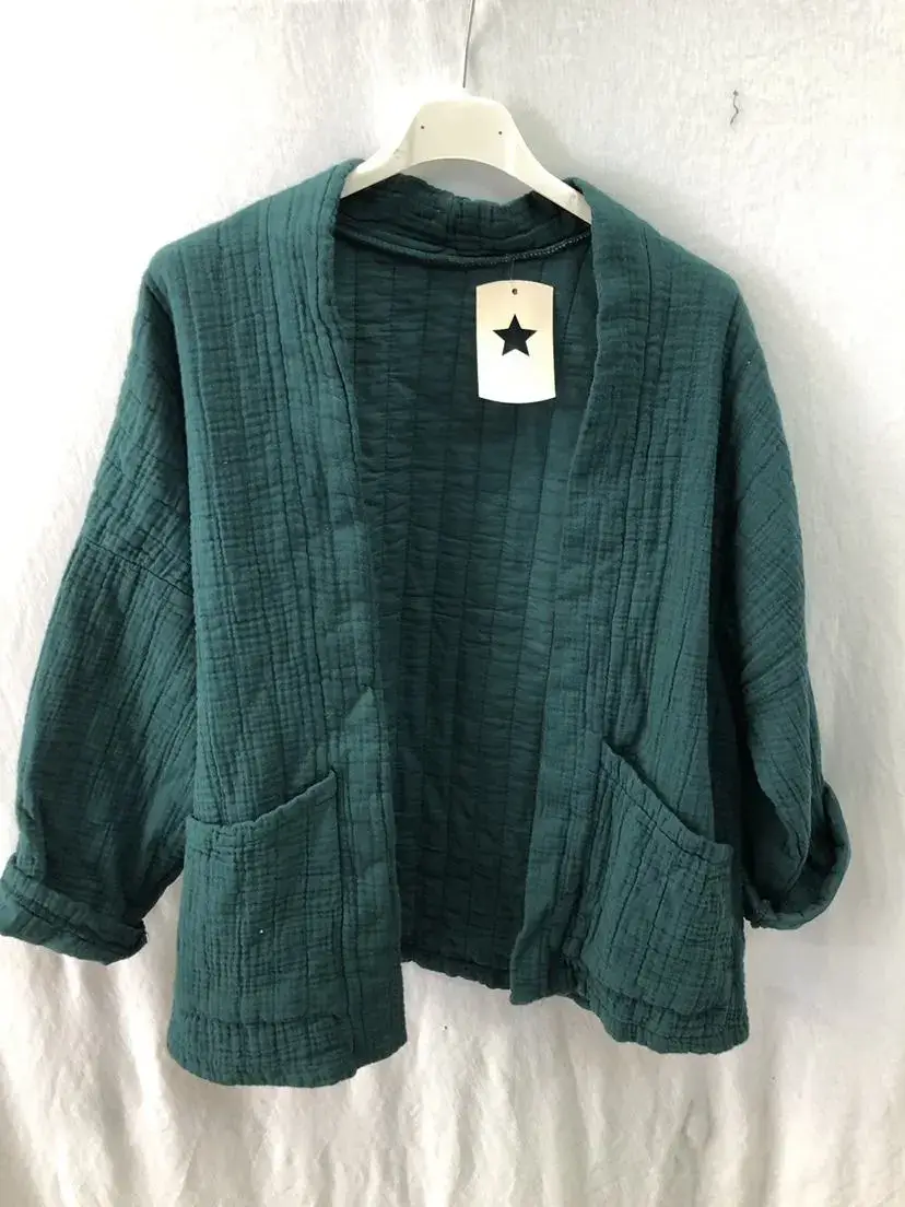 Mimi & Gogo – wholesale Jacket – Women's – Quilted jacket in cotton gauze9