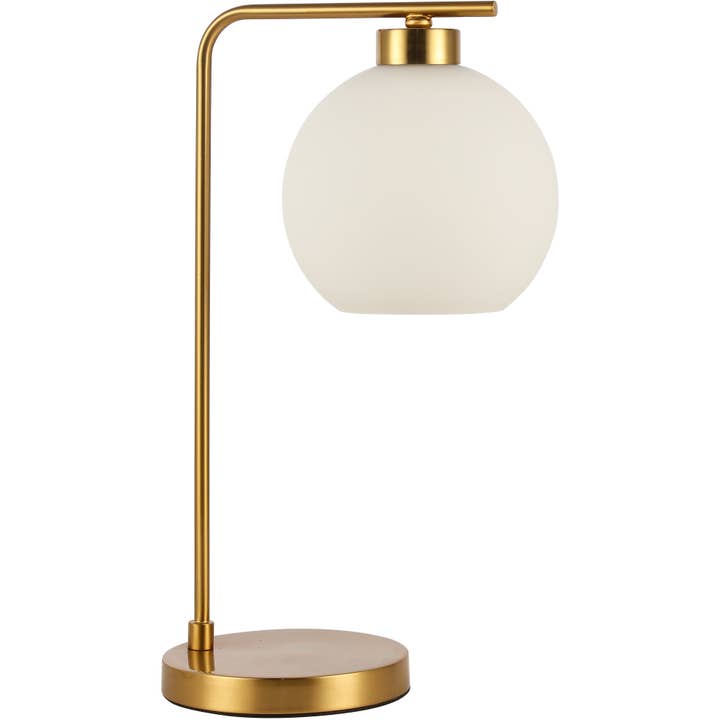 Xandy hvidguld bordlampe for engroshandel hos Luxury Living