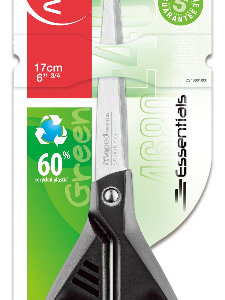 Essentials Eco-Friendly Multipurpose Scissors 6.75" for wholesale by Maped Helix USA