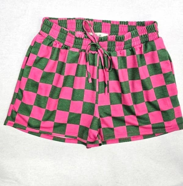JADE BY JANE - Wholesale Shorts - Women's - CHECKERED SHORTS11