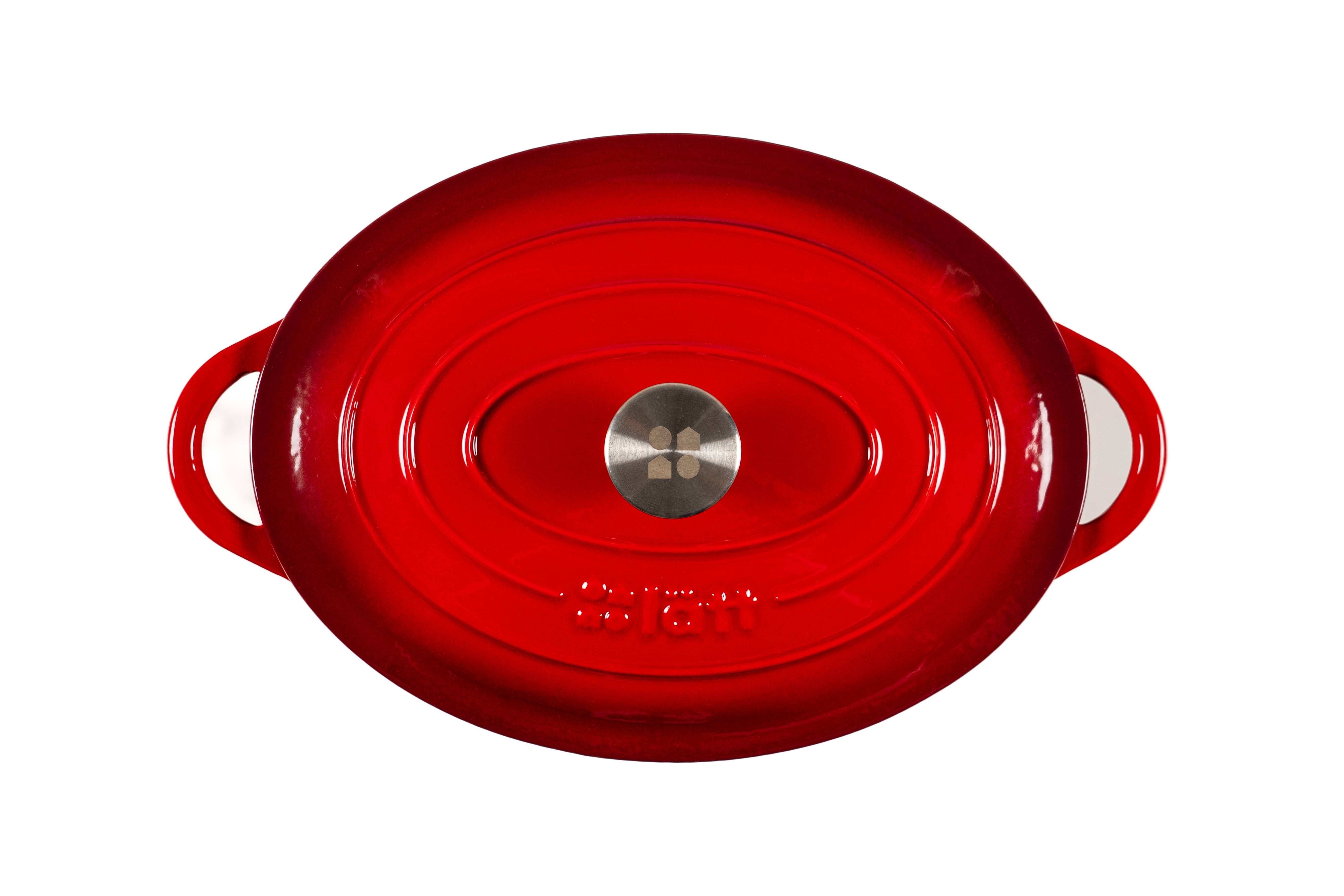 Lätt Home - Wholesale Cooking Pot - COCOTTE OVAL 33X11 CM 6 L RED3