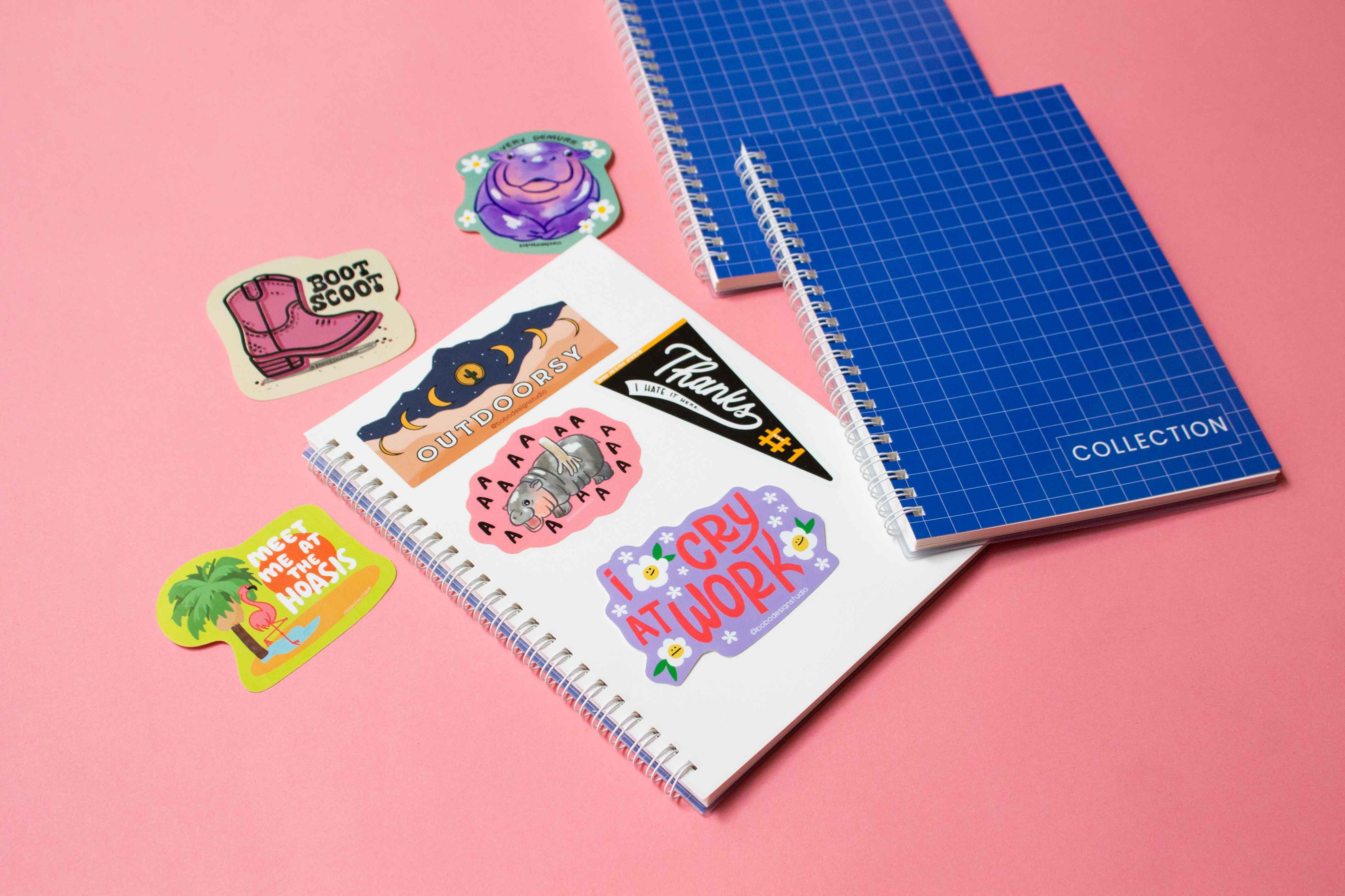 Bobo Design Studio - Wholesale Sticker - Collection - Reusable Sticker Book 5