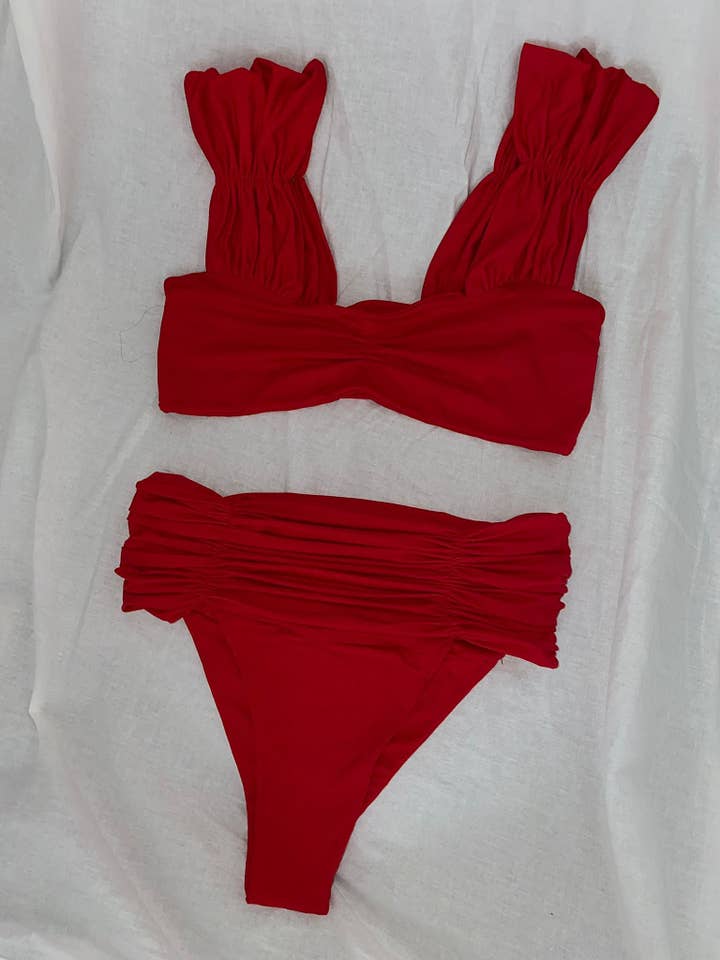 MILADY - Wholesale Two Piece Swimsuit - Women's - Jupiter - Red