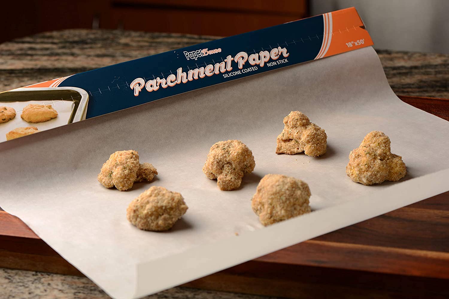 EcoQuality – wholesale Bakplåt/-matta – EcoQuality bakplåtspapper 30 cm x 15 m, silikonbelagt non-stick rulle3