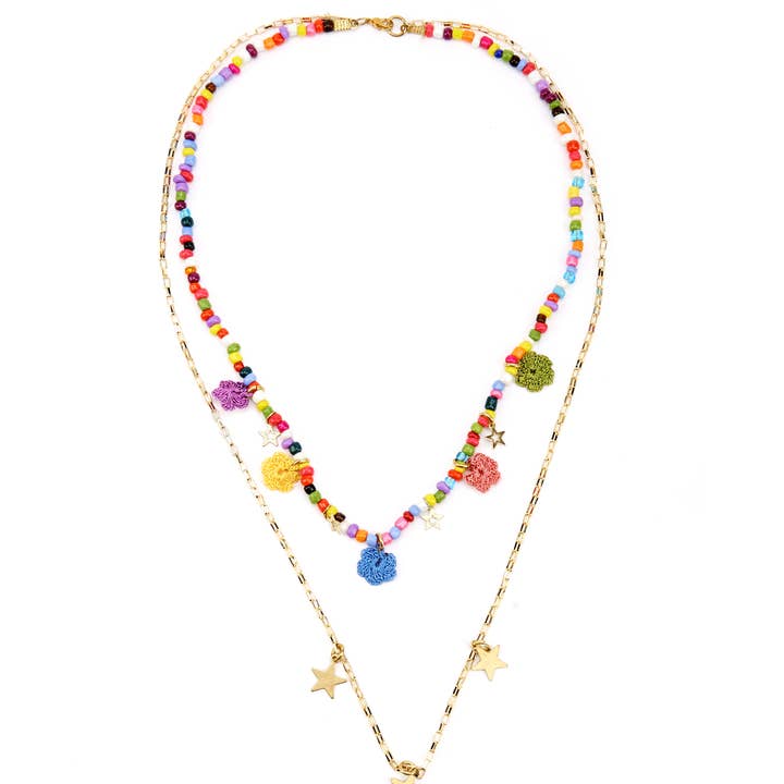 Bonbon Long Necklace / Handmade Necklace, Beaded Necklace for wholesale by Secret Language