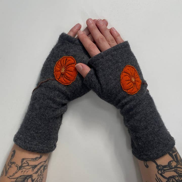 Gloves-California Poppy for wholesale by Sardine Clothing Co.