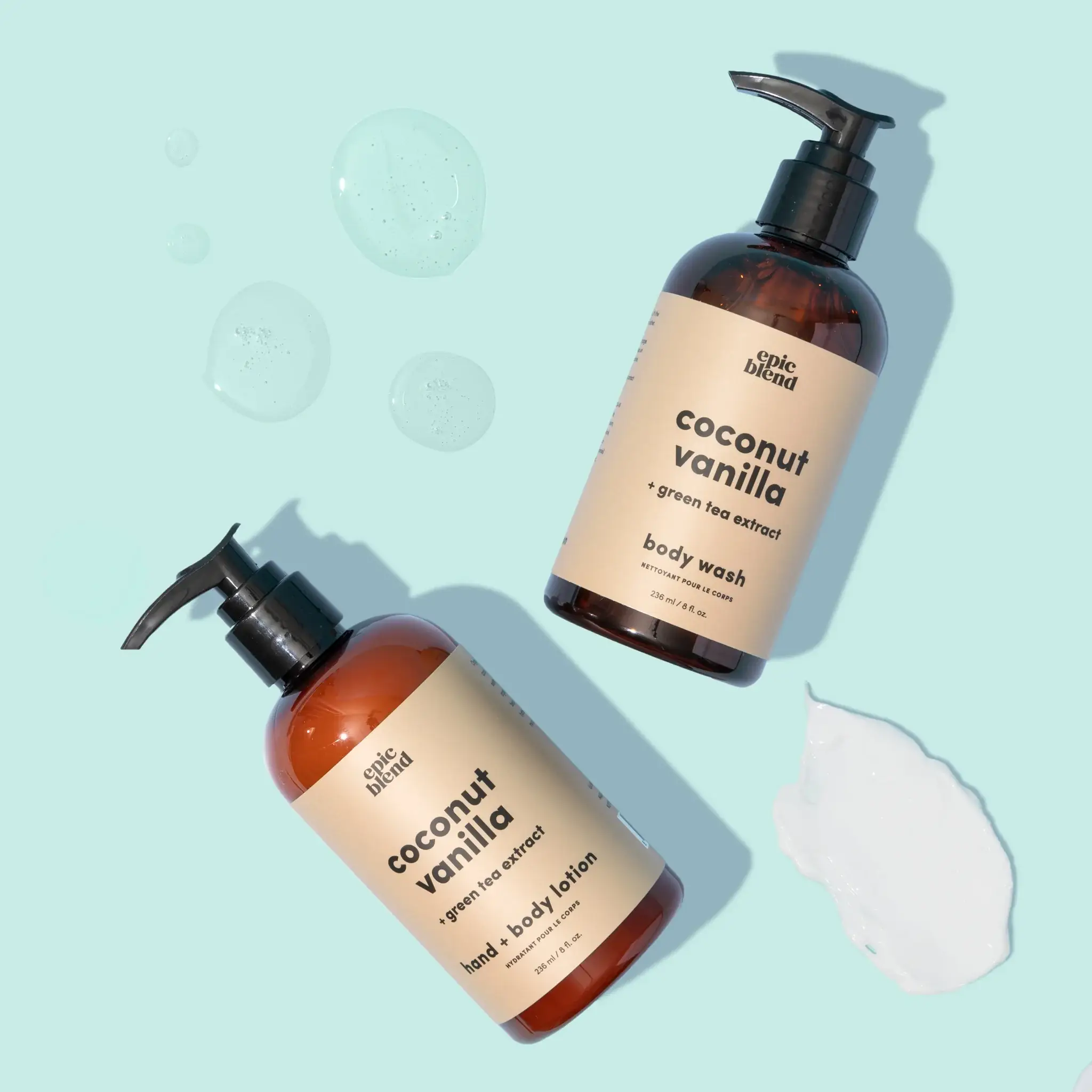 Epic Blend - Vente Set de bain et corps - Tranche de Nice - Ensemble de kits à la noix de coco et à la vanille végan3