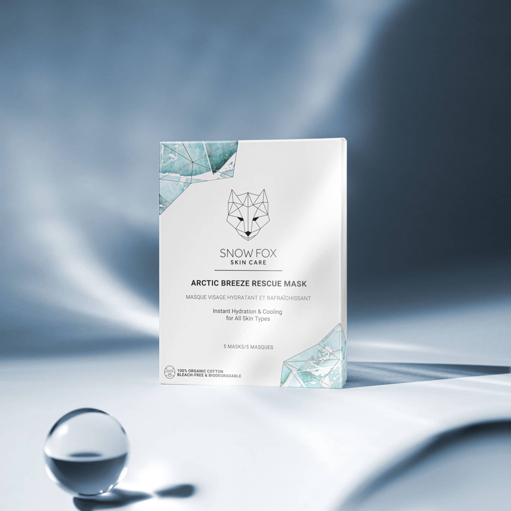 Snow Fox Skincare - Vendita all'ingrosso Maschera viso - Artico Breeze Rescue Maschera2