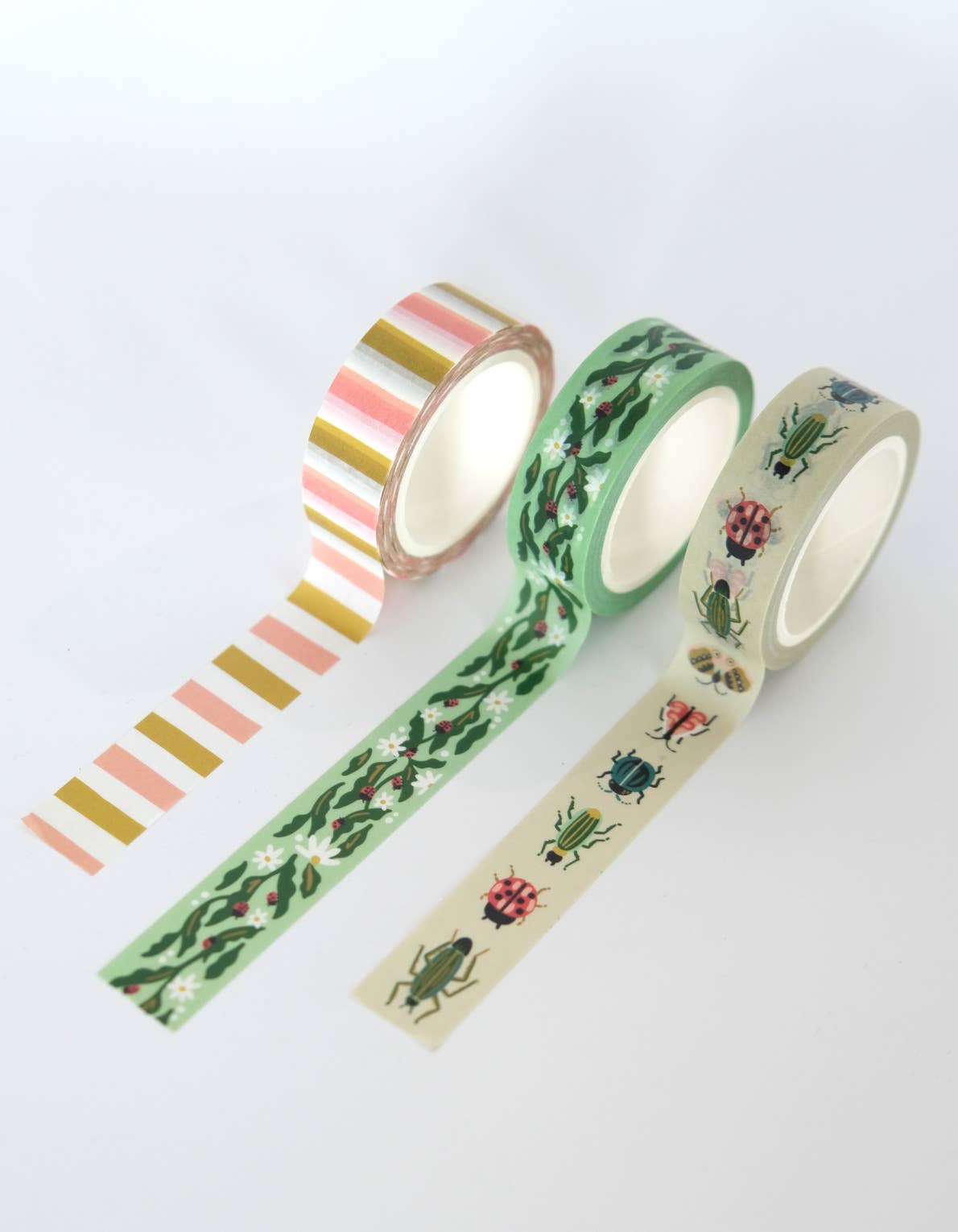 Idlewild Co. - Wholesale Washi Tape - Washi Tape, Set of 3 | Entomologist Garden 1