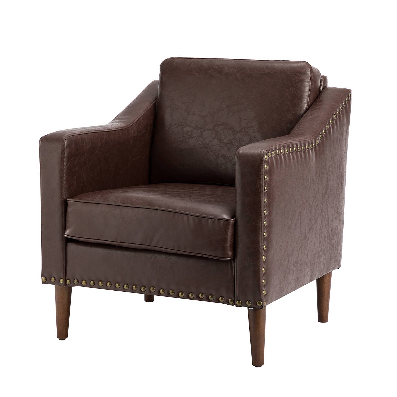 Karat Home - Wholesale Chair - Bonita Vegan Leather Armchair3