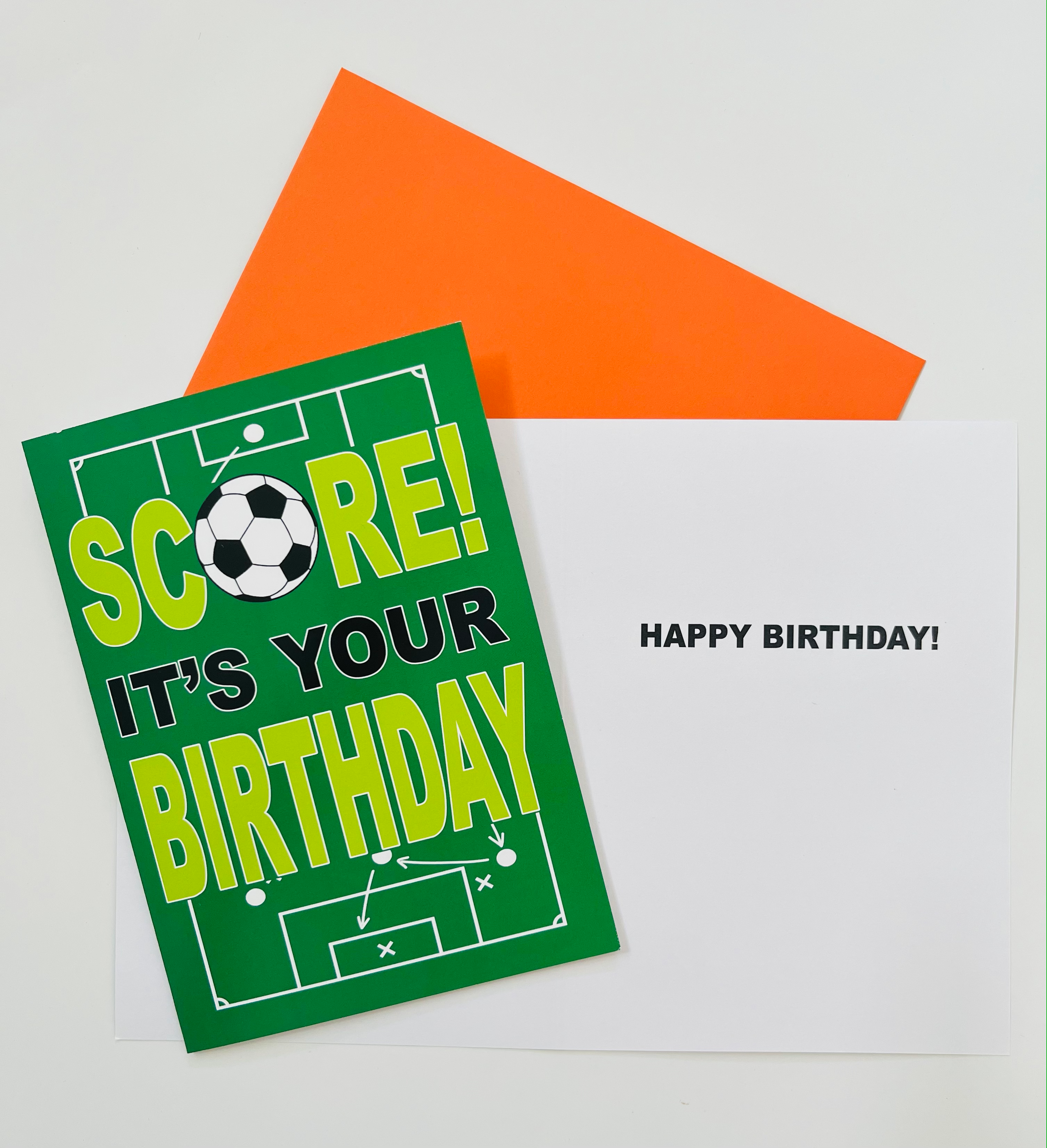 Sunny Marshmallow - Venta al por mayor Tarjetas de cumpleaños - ¡Puntuación! Es tu tema de fútbol de cumpleaños0