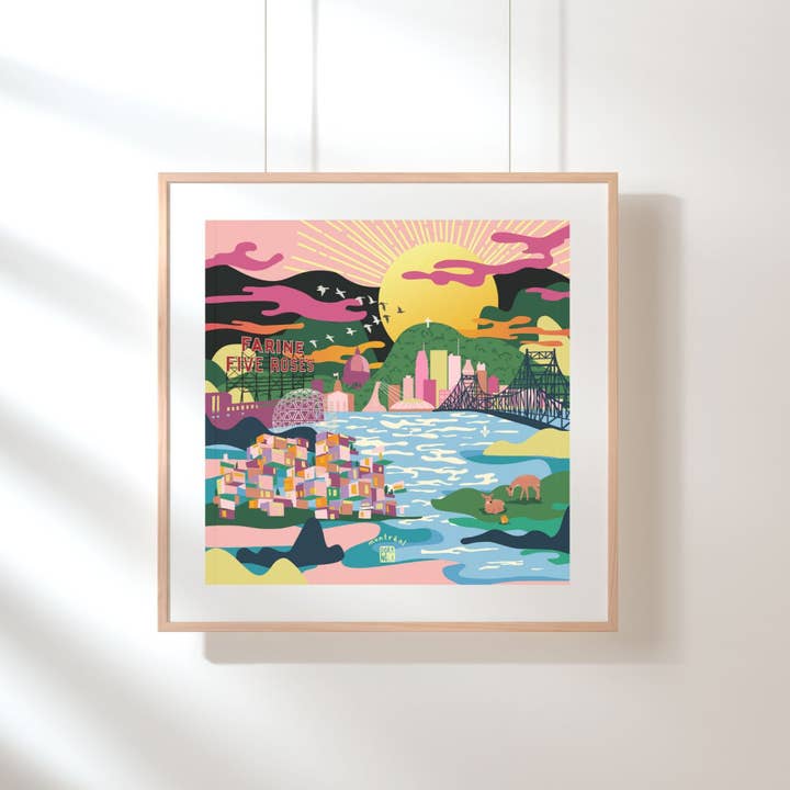 Montreal Art Print for wholesale by Dora Nola