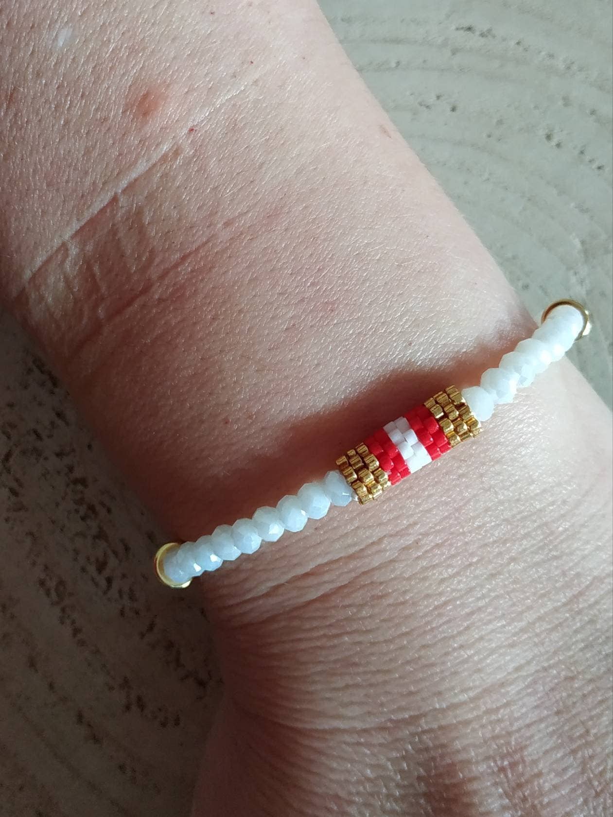 Kalliopi P. Giannoula - Poppygshop – wholesale Beaded bracelet – Seed beaded tube bracelet0