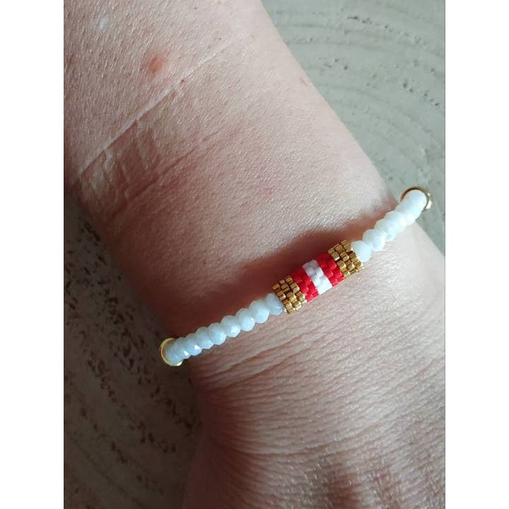 Kalliopi P. Giannoula - Poppygshop – wholesale Beaded bracelet – Seed beaded tube bracelet
