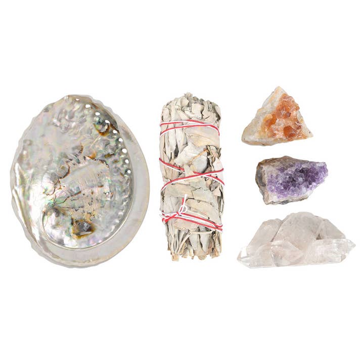 Wolf Spirit Sage - Wholesale Meditation Supplies - Healing Crystal Kit1