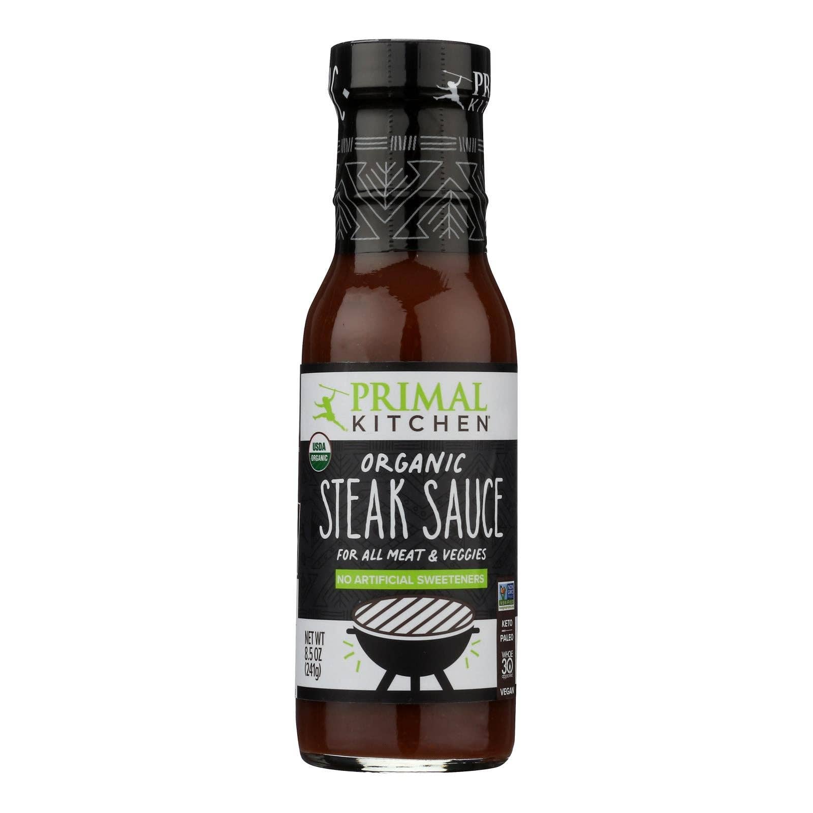 Everyday Supply Co - Wholesale Sauce - Primal Kitchen - Steak Sauce Sugar Free - Case of 6 - 8.5 OZ0