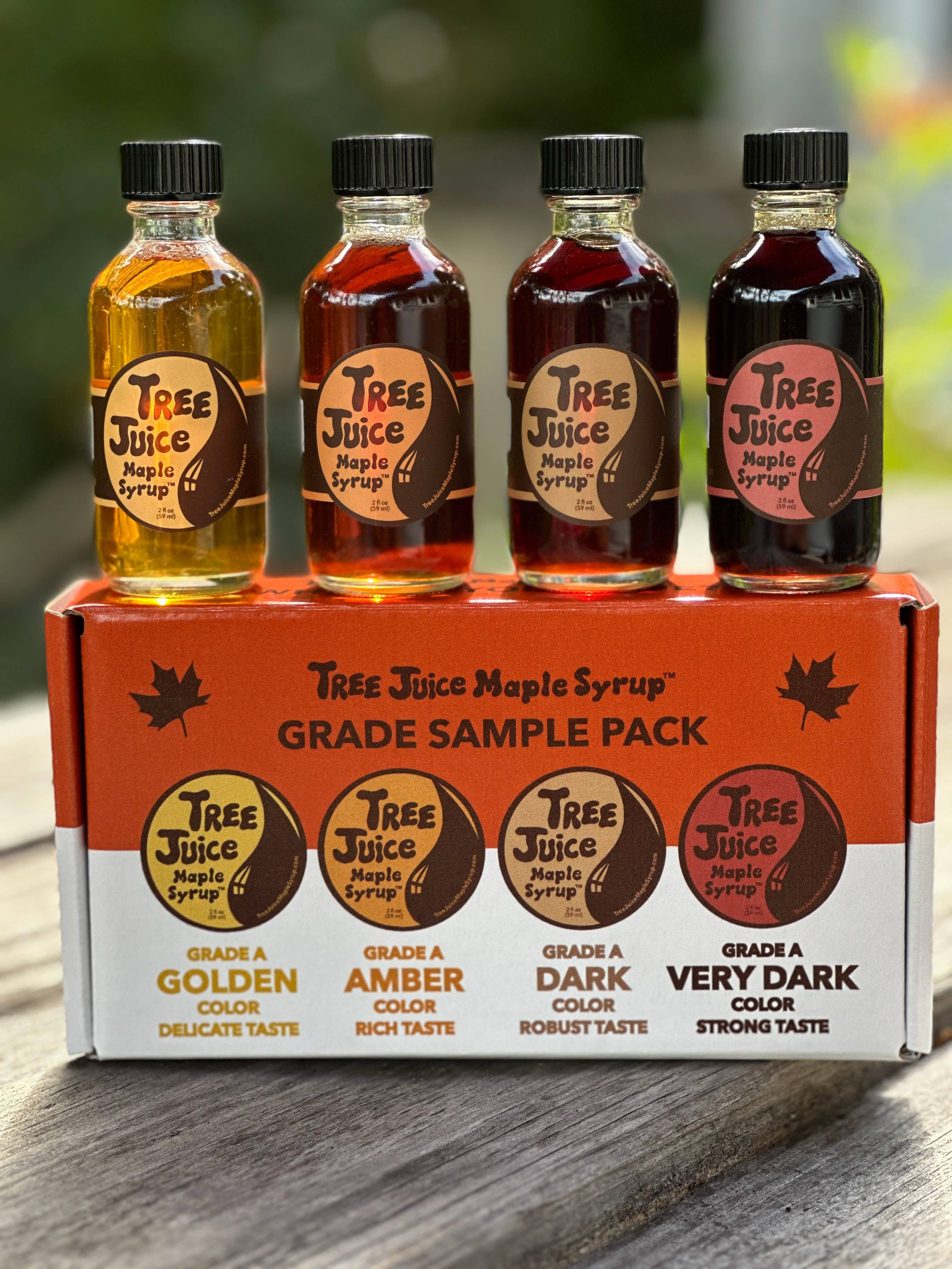 Tree Juice Maple Syrup - Wholesale Maple Syrup - Tree Juice Maple Syrup Grade Sample Pack10