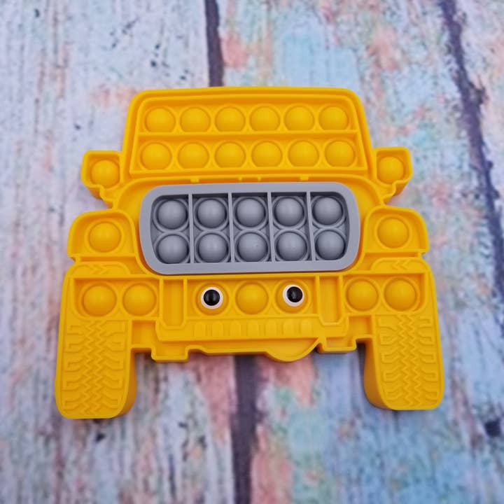 MIAS SHOP - Wholesale Fidget Toy - Kids - Transportation Pop Push Bubble Fidget Toy