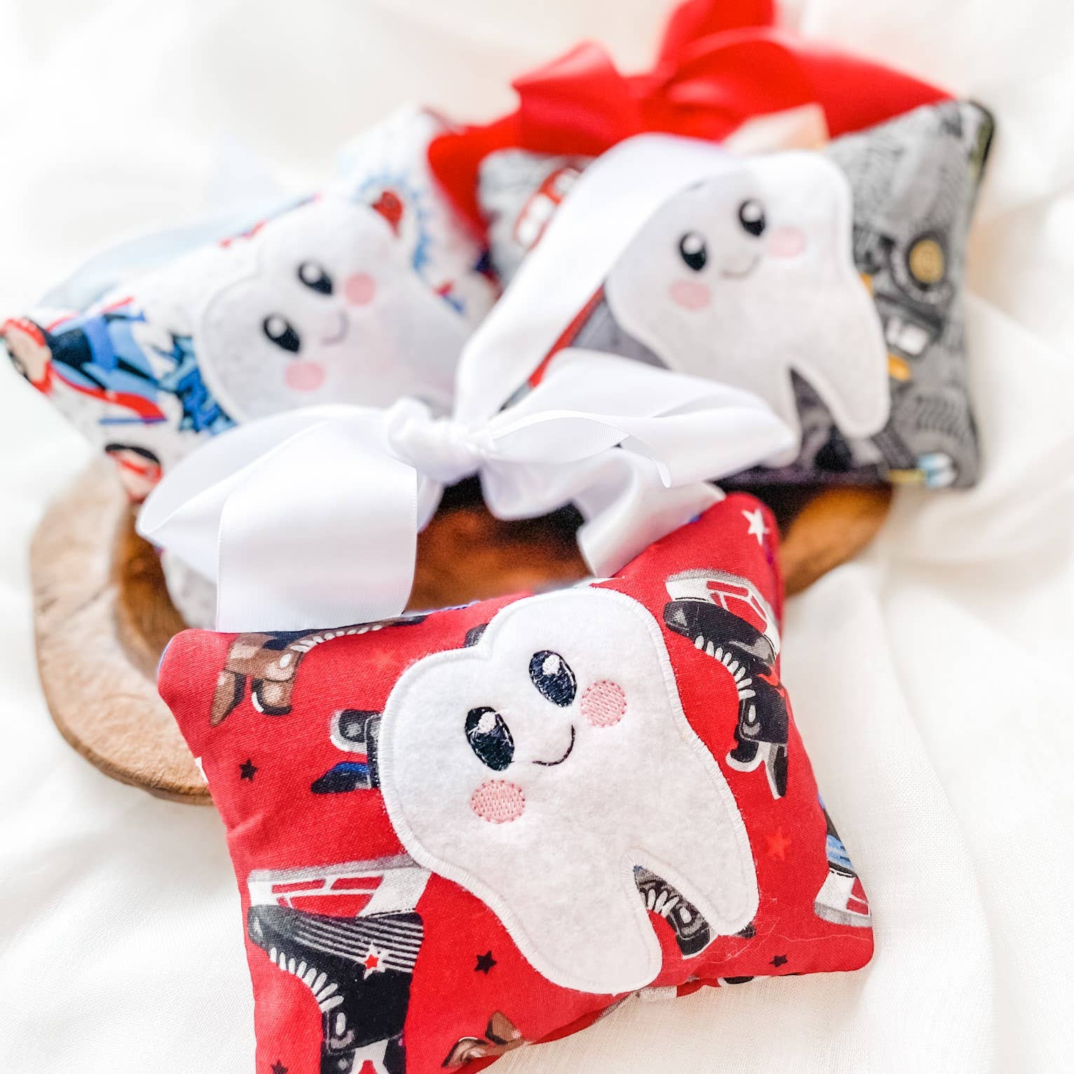 Tiny Owls Gift Co. - Wholesale Toothfairy Pillow - Kids - Assorted Pack of Tooth Fairy Pillows0