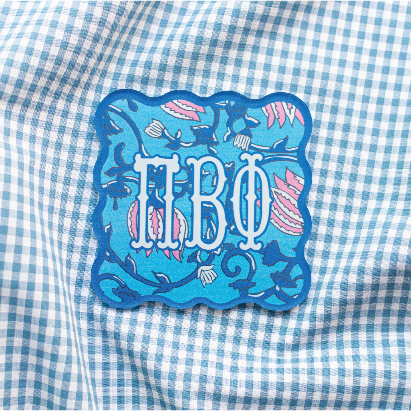 Swag - Vendita all'ingrosso Sottobicchiere - Sottobicchieri in acrilico con stampa a blocchi della confraternita - Set di 24