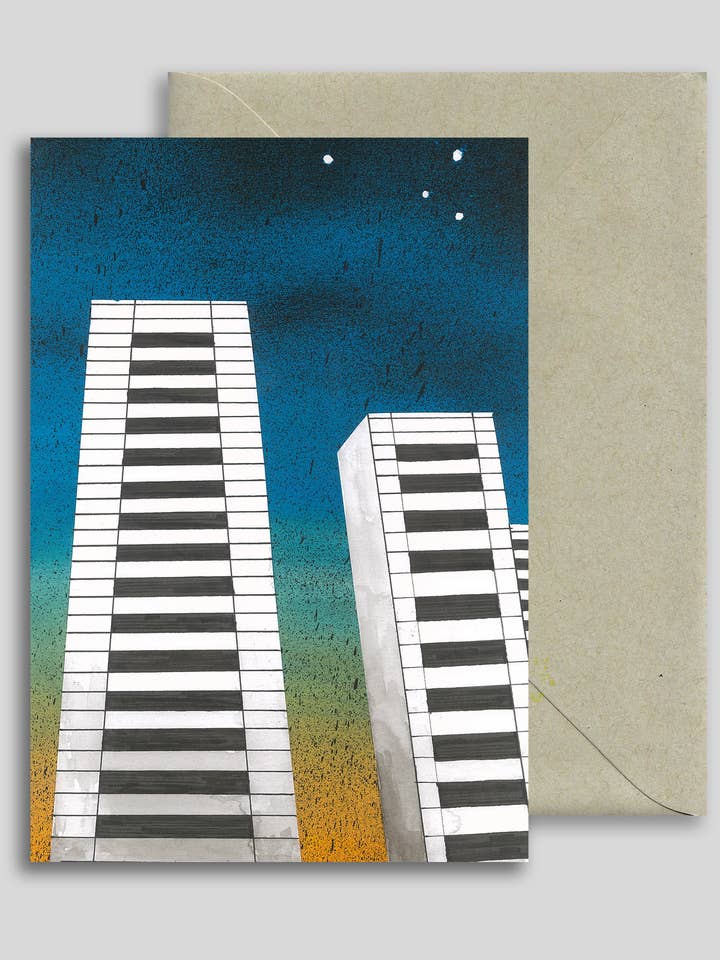 Funky Building Print for wholesale by Rudan