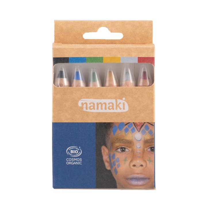 4.3 - Kit 6 crayons de maquillage Mondes Intergalactiques pour la vente par Namaki Cosmetics